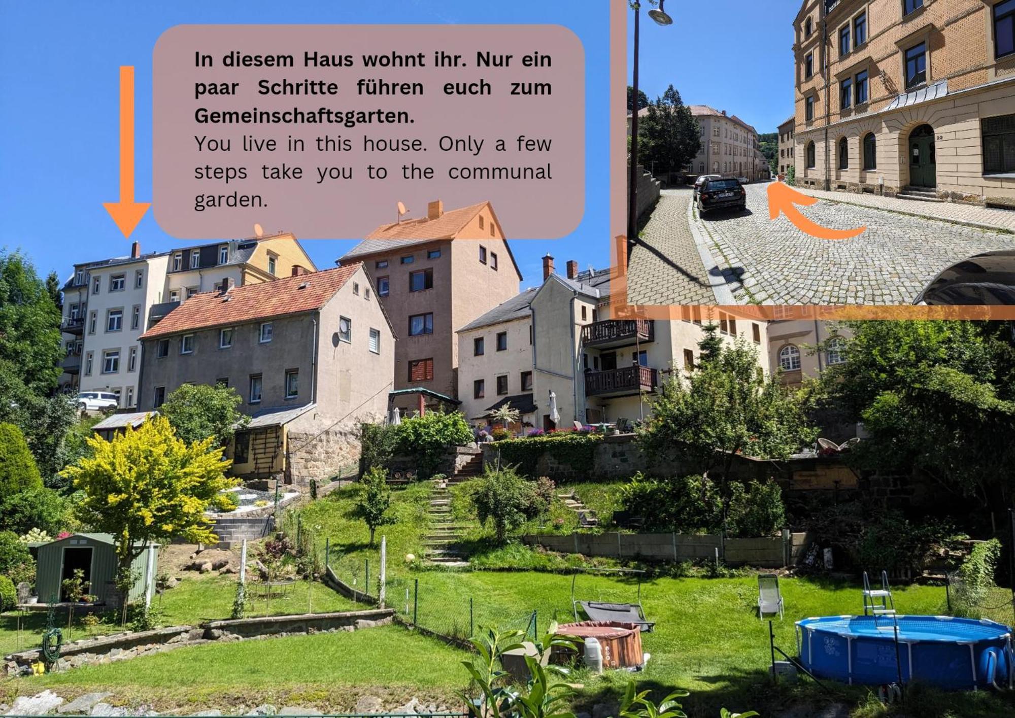 Gemütliche Urlaubsoase mit Pool, Sauna&Terrasse - UO Sebnitz Exterior foto